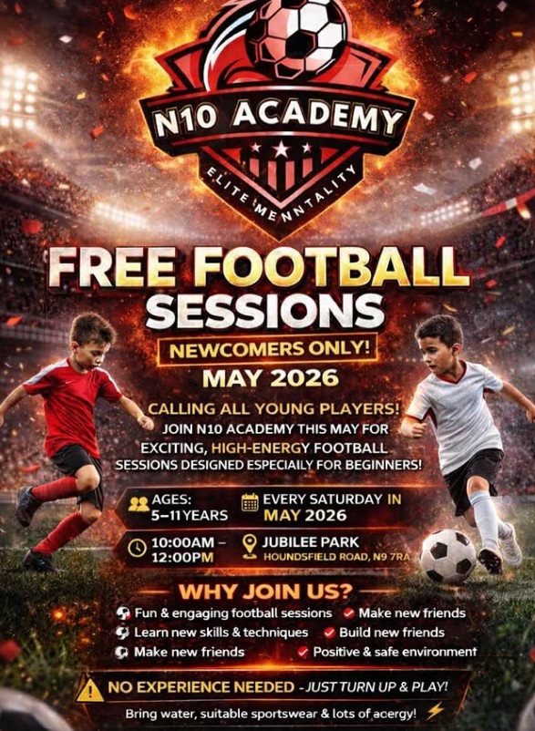 N10 Academy football training session
