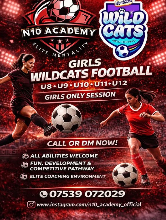 N10 Academy girls team group photo